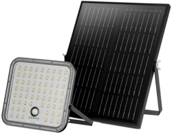 200W solar floodlight with reflector lens motion sensor and remote function