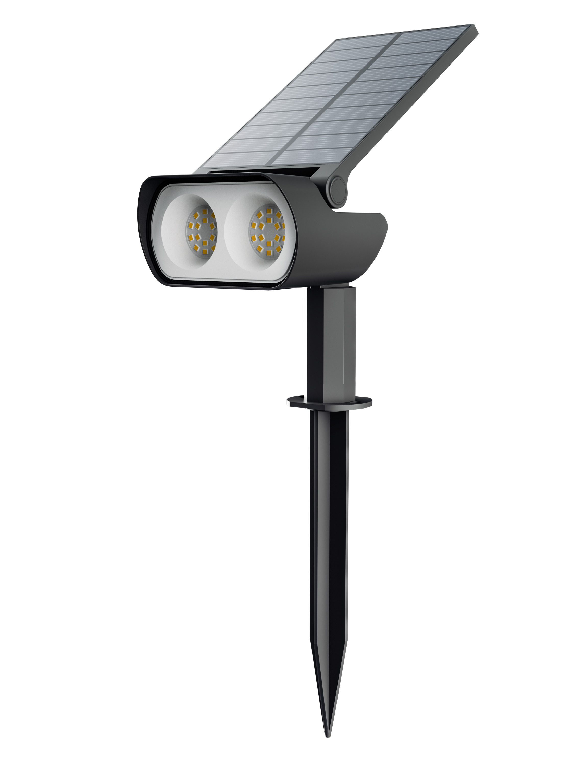 High quality plastic body come with reflector Solar Garden Light SPOTLIGHT SERIES with CCT Remote Control