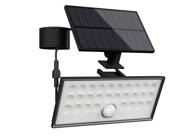 Super Bright LED Split solar wall light with sensor