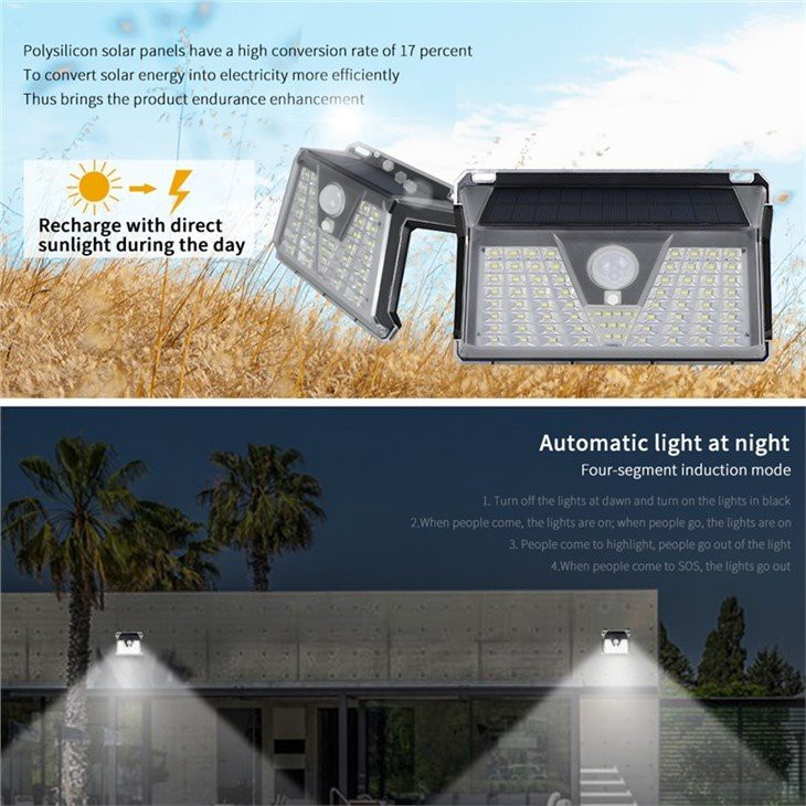 Solar Powered Outside Wall Lights