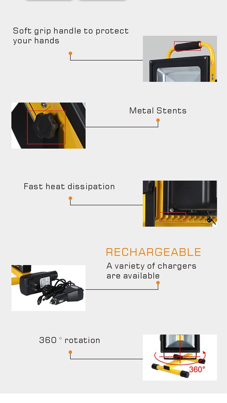 2 led work light