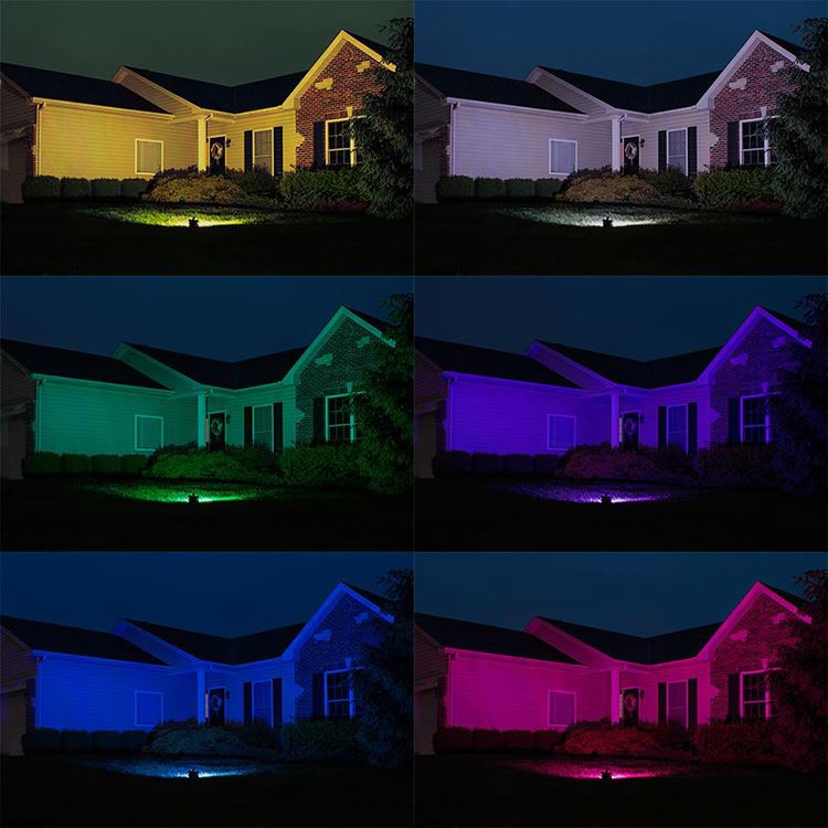 2 RGB flood light