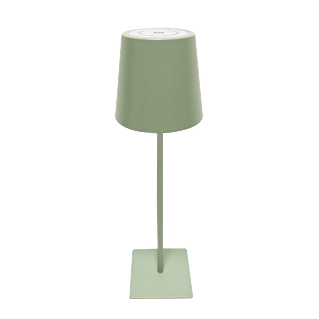 Modern nordic high quality restaurant bars cordless rechargeable metal touch control led table lamp