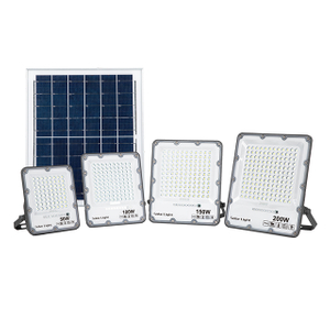 POLY.Solar panel Outdoor Waterproof IP65 Remote Control 200W Solar Led Flood Light