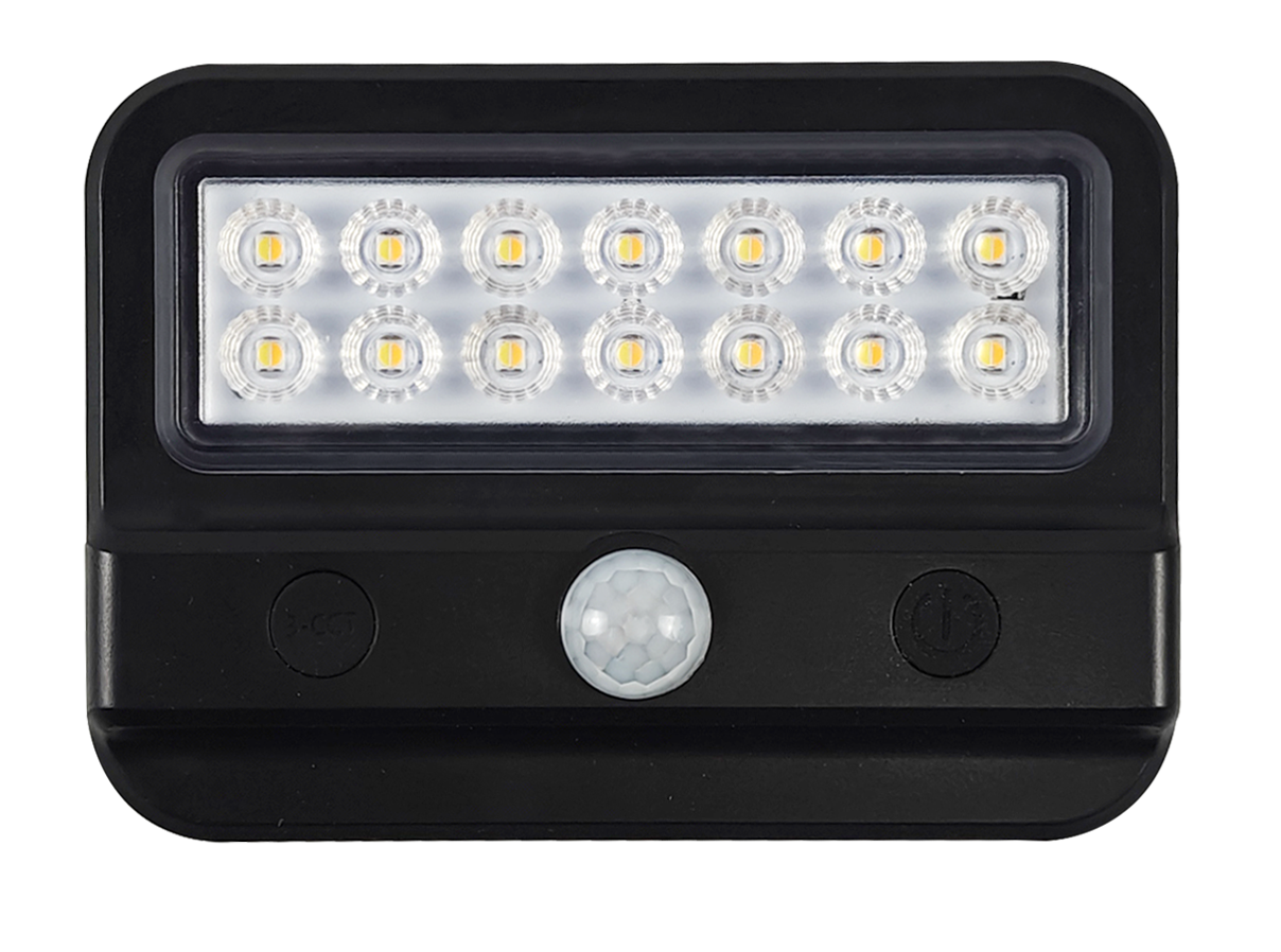 High quality LED garden fence solar wall light rotatable solar street address motion sensor light