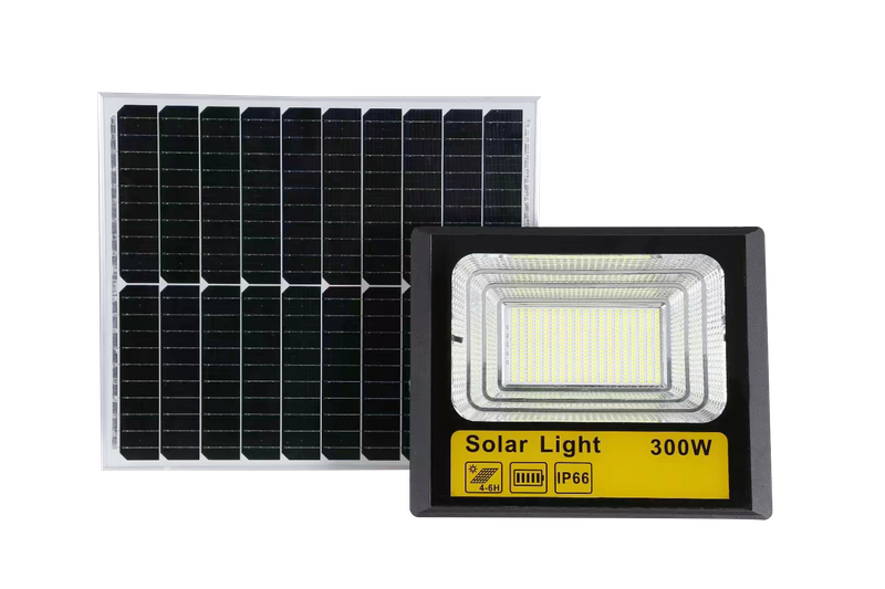 Wholesale Outdoor Waterproof Remote Control Cold White high-power 300W Solar Led Flood Light