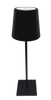 Modern nordic high quality restaurant bars cordless rechargeable metal touch control led table lamp