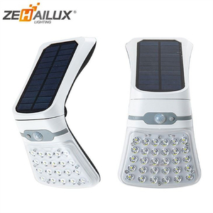 Solar Powered Motion Sensor Outdoor Wall Light