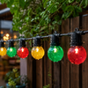 Multicolor / Clear G50 SMD LED String Lights, Connectable Outdoor Patio Backyard Party Decor Lighting