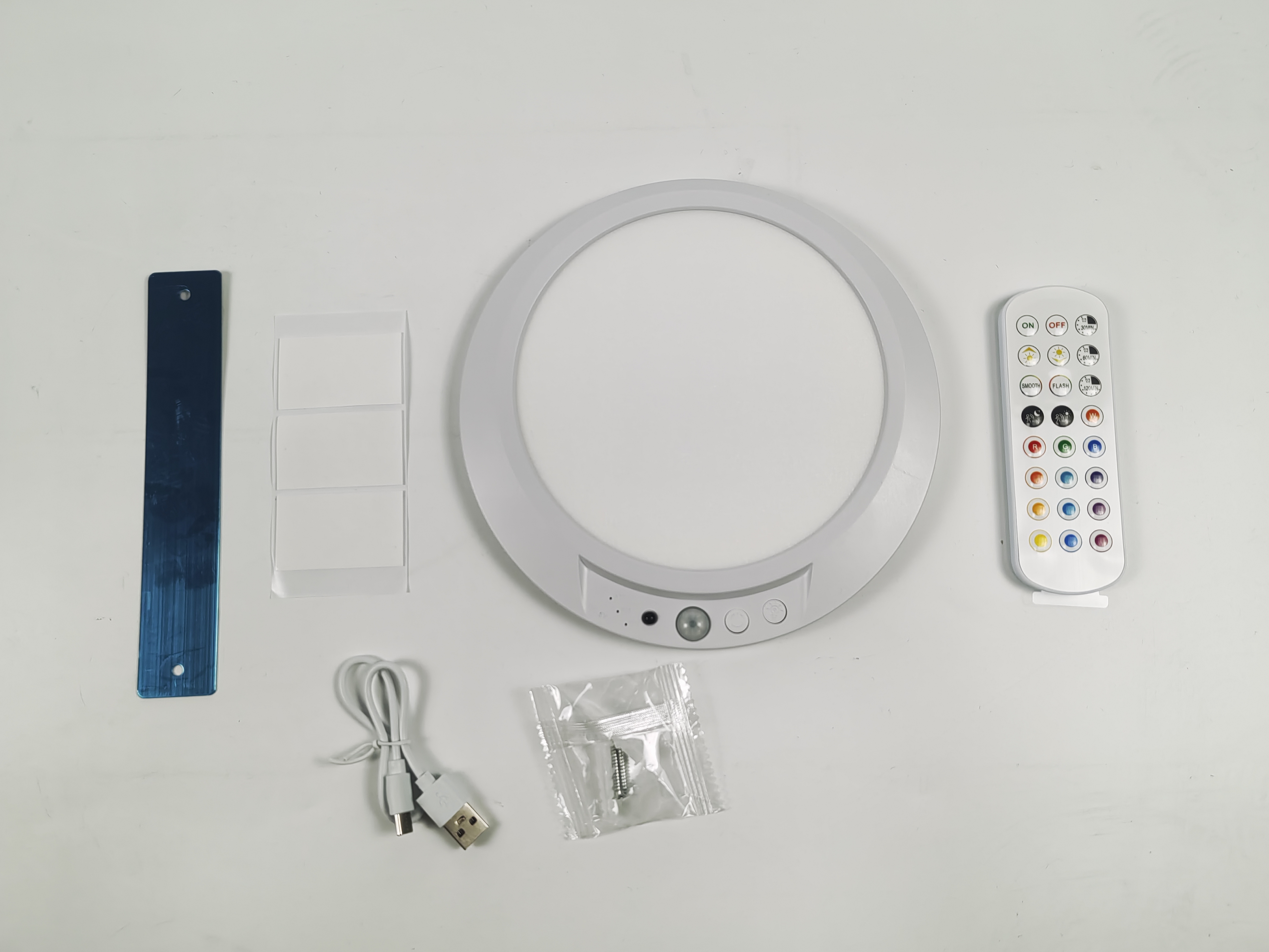DC5V Rechargeable PIR Downlight Ultra Slim Ceiling Lamp Living Room Modern
