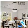 Solar celing light IP54 with 3CCT adjustable 6500K/4500K/3000K