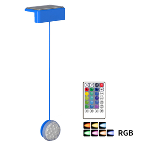 RGB solar swimming pool light kit with remote control and color modes