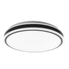 Black decorative decorative 48W Living room, bedroom, bathroom, balcony, corridor LED 48w square ceiling light IP65 waterproof PC surface embedded ceiling light 
