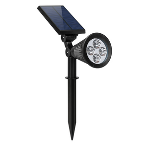 RGB Solar Spot Light, Removable Battery, Ground Stake & Wall Mount 2 in 1
