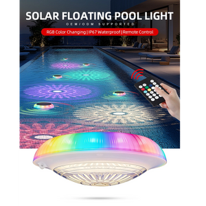 RGB Solar Floating Pool Light with Remote Control