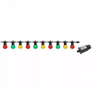 Multicolor / Clear G50 SMD LED String Lights, Connectable Outdoor Patio Backyard Party Decor Lighting