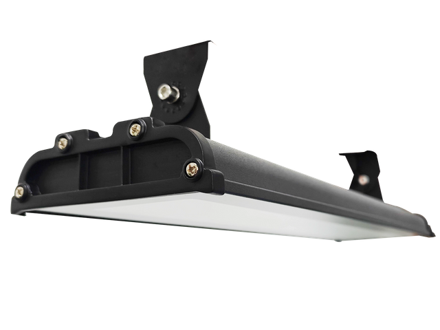 2 Years Warranty Linear High Bay Lights 100W Power Adjustable Warehouse IP65 with 110lm/W