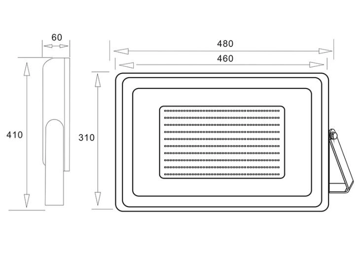 High Power LED Outdoor Area Flood Light