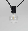 Solar Powered G50 LED Filament Festoon String Lights 5m Light Cable