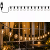 Outdoor G40 LED Festoon Lights | 24V Safe Low Voltage IP44 Waterproof Connectable Garden Globe String Lights