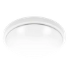 Silver 24W Plastic LED Surface Mount Panel Light, Custom Shape Decorative Indoor Ceiling Lamp, Round & Square Home Ceiling Lighting